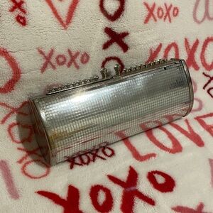 bebe Silver Clutch